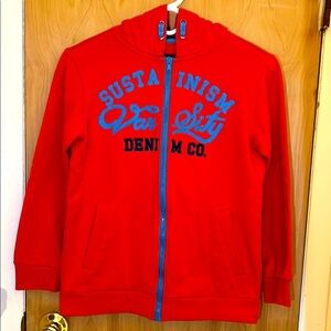 Boys Full Zip Hoodie Sweater Size M/L